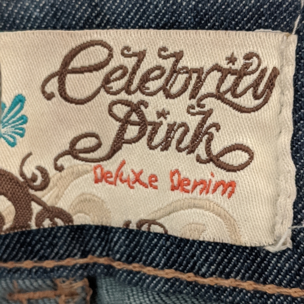 (Celebrity pink) denim flare jeans
